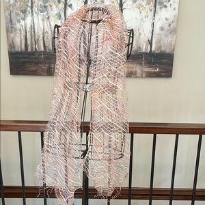 NWT Fleurs By Elegant Editions Eco-Friendly Handmade Multi-Strand Silk Scarf